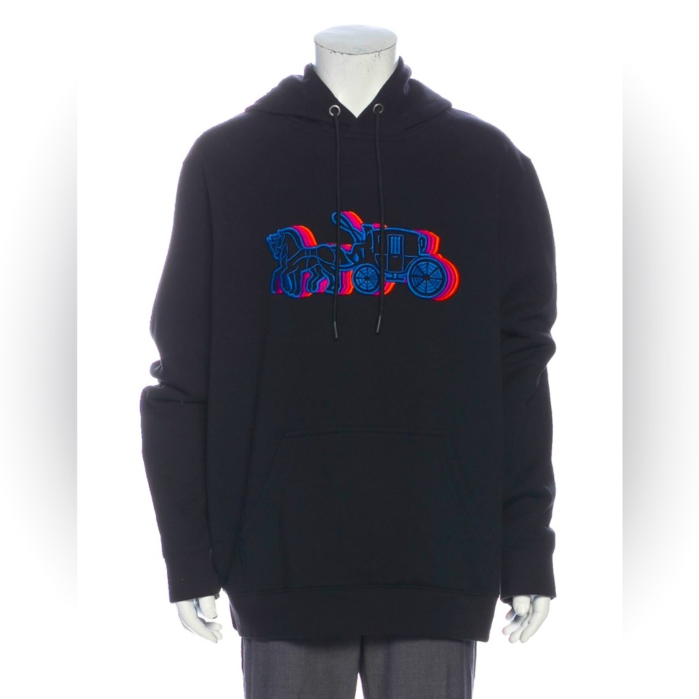 Coach 1941 Graphic Print Crew Neck Hoodie